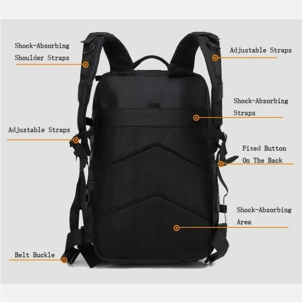 Military Tactical Backpack Large Molle System Hiking Backpacks Bags